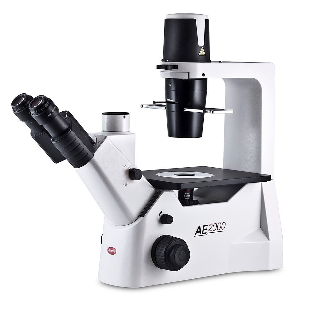 MICROSCOPIO INVERTIDO TRINOCULAR AE2000 LED