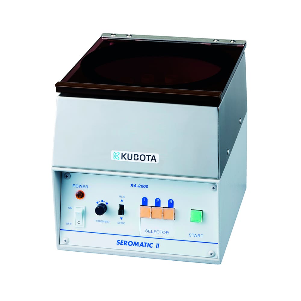 Centrífuga de inmunohematología Kubota modelo KA-2200