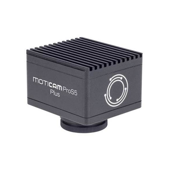 Cámara Motic Modelo Moticam Pro S5 plus de 5 Megapixeles con Software