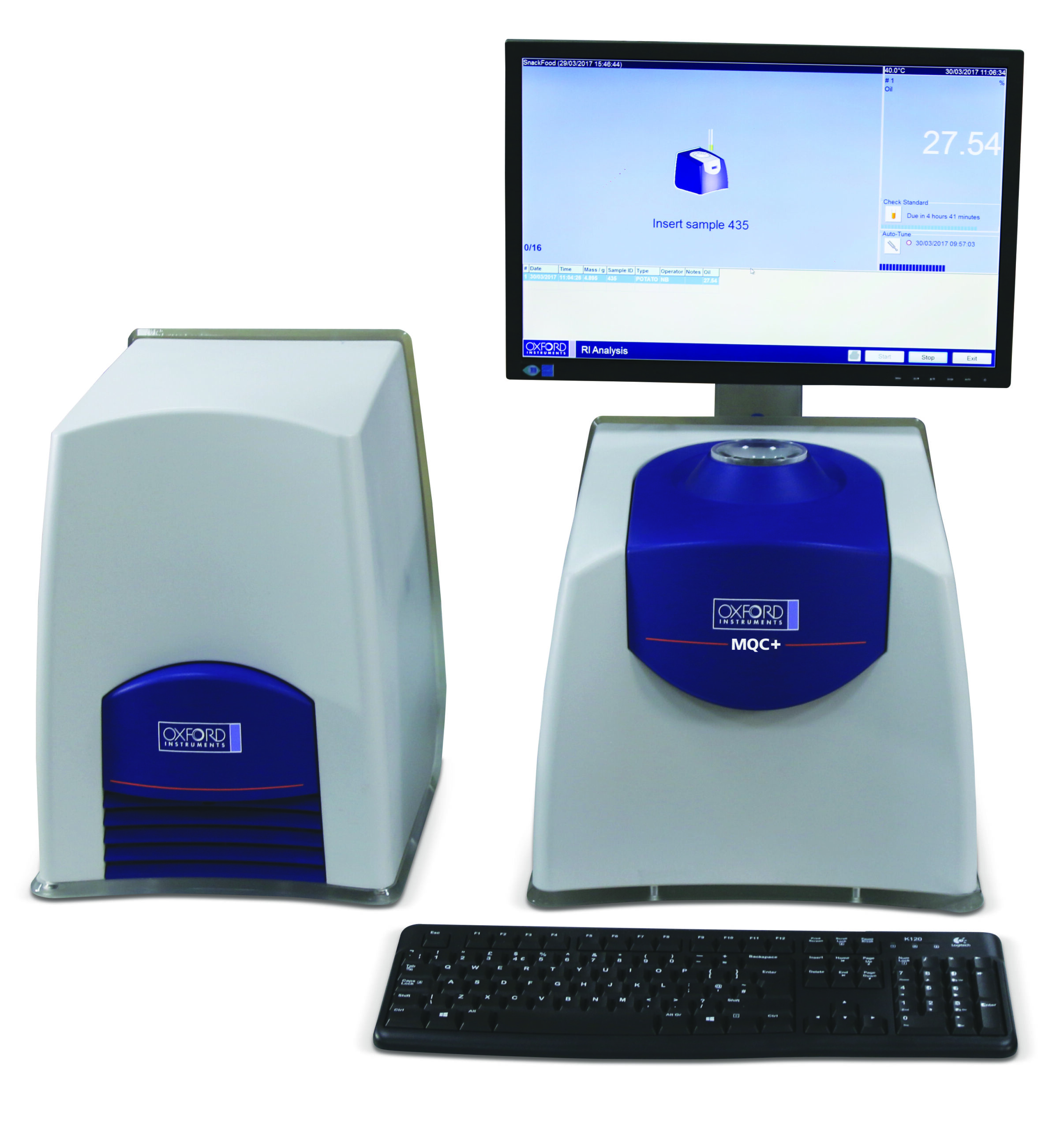 Analizador de resonancia magnética nuclear modelo sobremesa MQC+ de Oxford Instruments